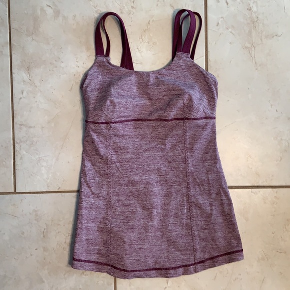 Lululemon Strappy Tank w/ built in Bra - Picture 5 of 5